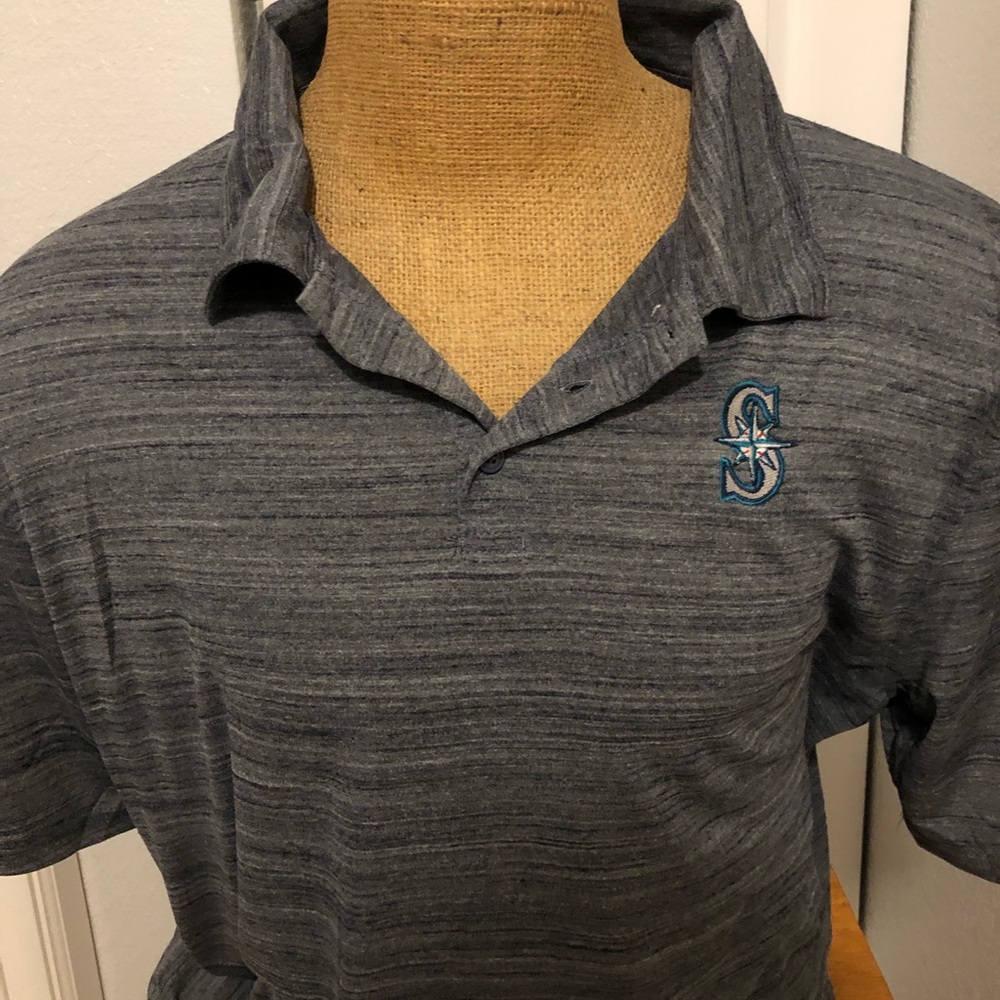 Seattle Mariners Gray Polo